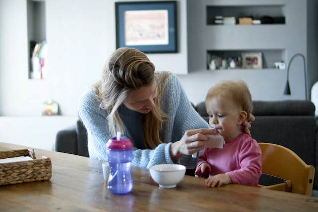 nanny with baby