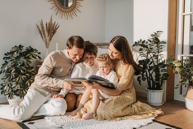 family reading