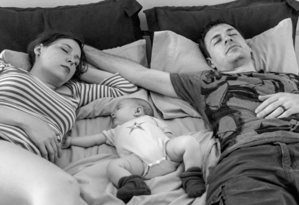 Unsplash image exhausted new parents